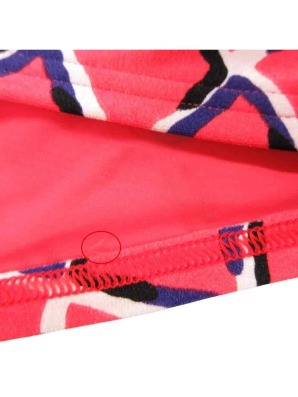 Chanel Pants Coco Beach Collection Swimwear CC Logo Plaid Red